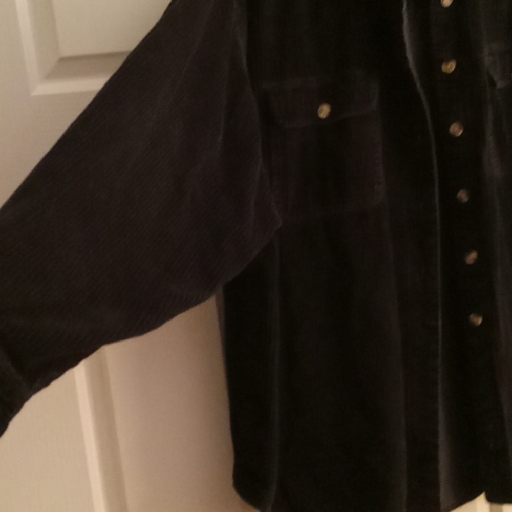 EXP Jeans By Express Vintage Corduroy Shacket 100% Cotton L - Picture 4 of 6